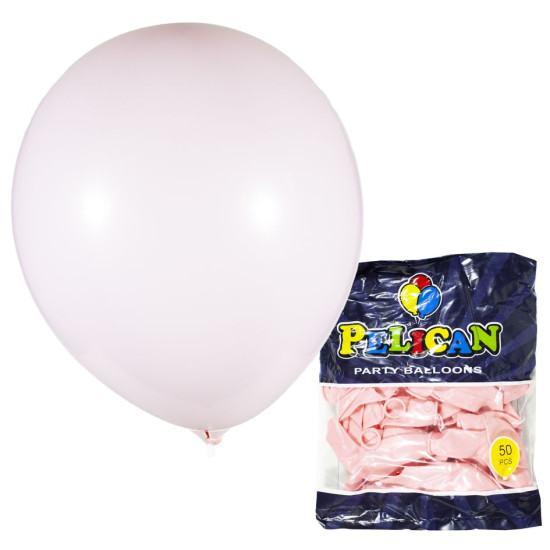 Шарики Pelican 12' (30 см), макарун розовый, 50шт/уп Розовый Pelican (822932/1250-932)