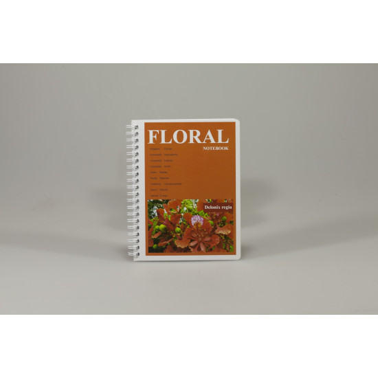 Книжка запис. В6 на спіралі KRAFT COLOR 96 аркушів клітинка, з перфорацією, KR6296K Ofort (KR6296K)