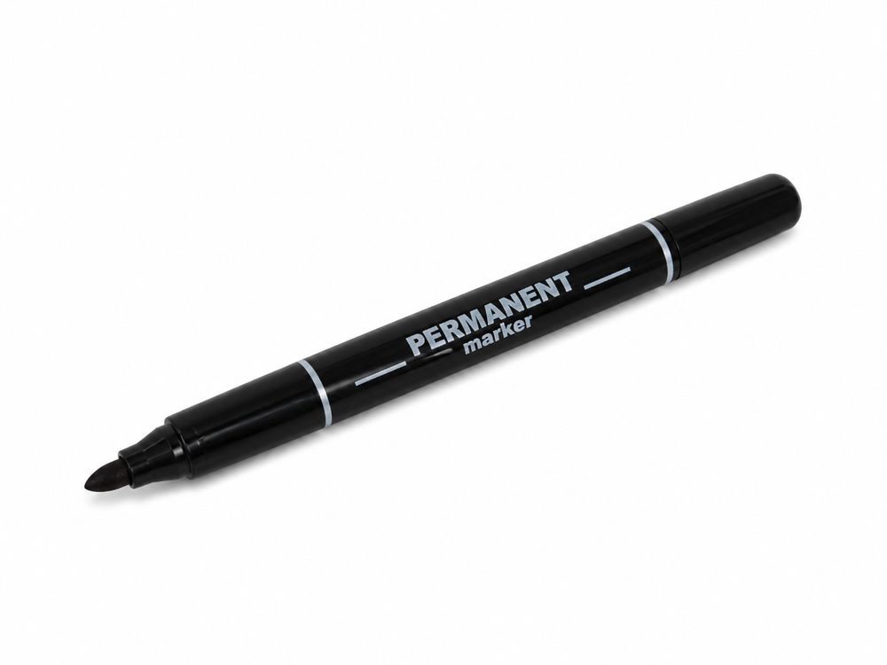 Маркер CENTROPEN тонкий перманентний чорний Чорний Без бренду (2846)