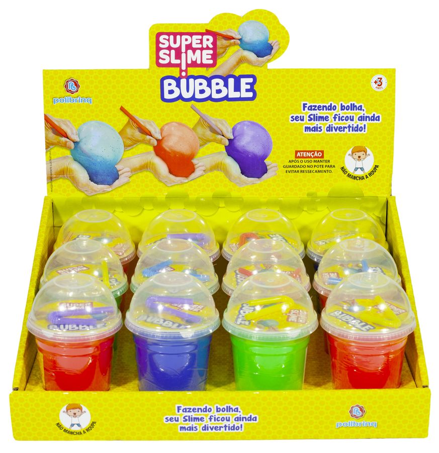 Слайм "Bubble"  надувающийся, 150г инд/запайк 12шт/уп, 6316 (6316)