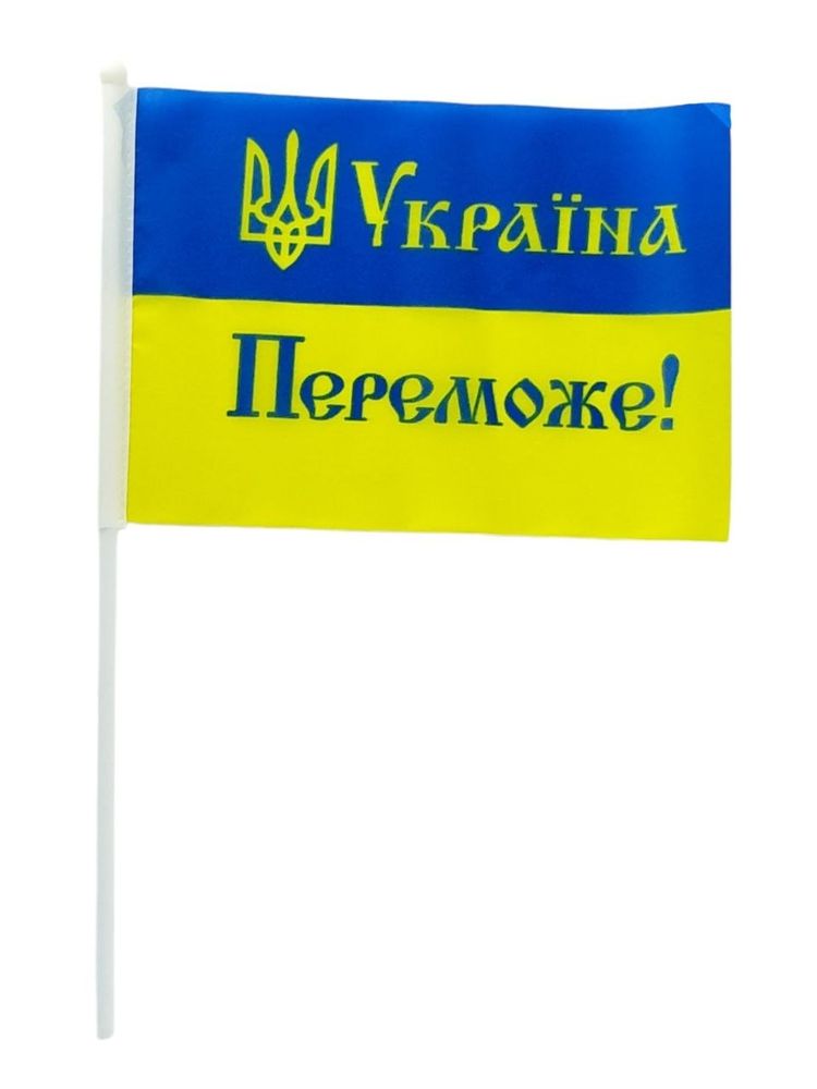 Прапорець 14 х 21см Жовто-блакитний Unison (780021)