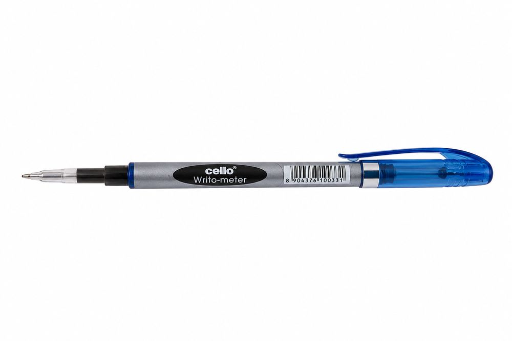 Ручка масляна Cello "Writo-meter" 10км  0,5мм синя Без бренду (CL-8048blue)