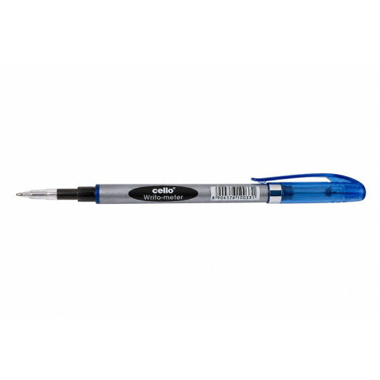 Ручка масляна Cello "Writo-meter" 10км  0,5мм синя Без бренду (CL-8048blue)