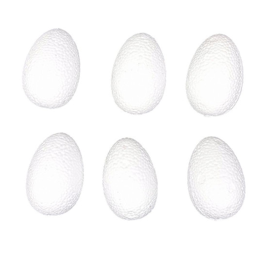 Заготовка из пенопласта для творчества "Яйцо" 6см Белый Unison (FD-Egg 060)