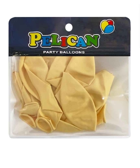 Шарики Pelican 10' (26 см)  винтажный ретро  кремовый, 10 шт/уп Бежевый Pelican (811072)