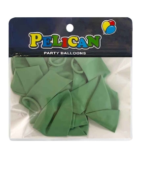 Кульки Pelican 10 '(26 см) вінтажний резедово зелений , 10 шт/уп Зелений Pelican (811068)