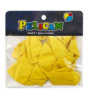 Кульки Pelican 10 '(26 см) пастель  жовтий, 10 шт/уп Жовтий Pelican (811003)