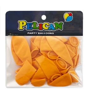 Кульки Pelican 10 '(26 см) пастель  жовтогарячий 10 шт/уп Жовтий Pelican (811004)