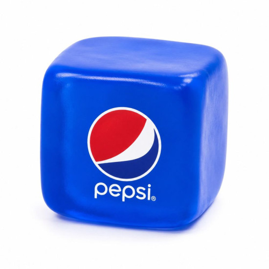 Сквіш антистресс кубік льоду 5см PEPSI Блакитний Без бренду (712445)