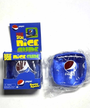 Сквіш антистресс кубік льоду 5см PEPSI Блакитний Без бренду (712445)