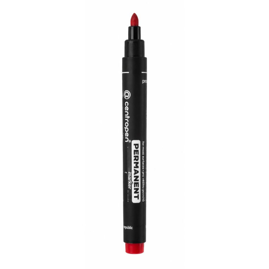 Маркер круглий  Centropen  червоний (8566 красный)
