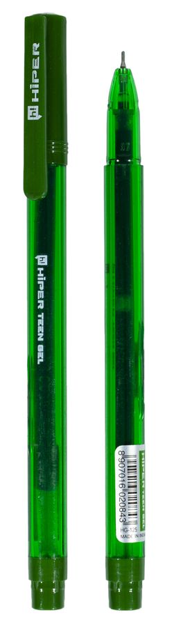 Ручка гелевая зеленая HG-125 Hiper (HG-125 зелена)