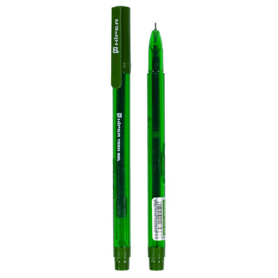 Ручка гелевая зеленая HG-125 Hiper (HG-125 зелена)
