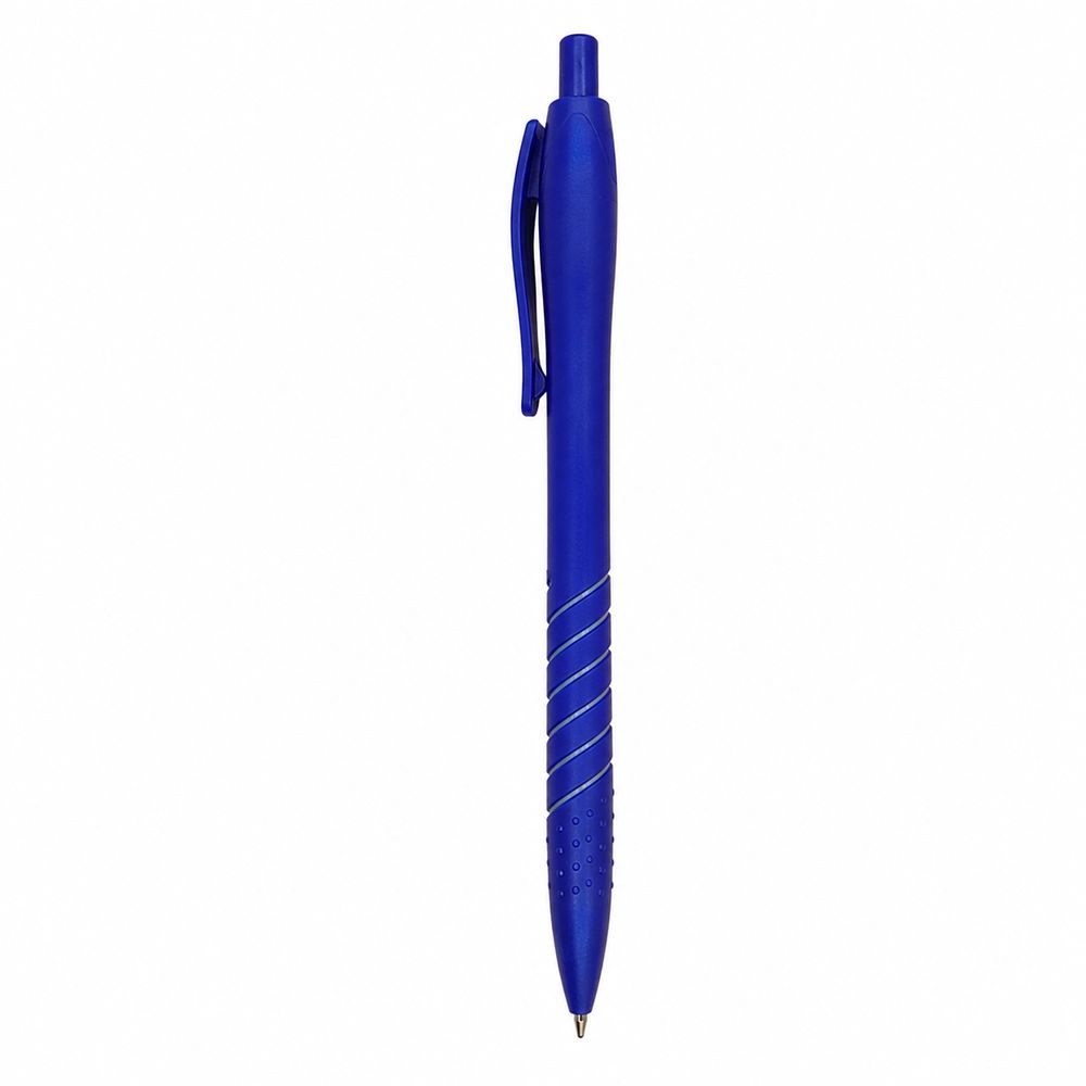 Ручка масляна автомат синя Vinson Look, soft touch. 0,7мм Синій Vinson (3202)