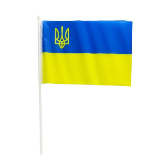 Прапорець 14 х 21см Жовто-блакитний Unison (780012)