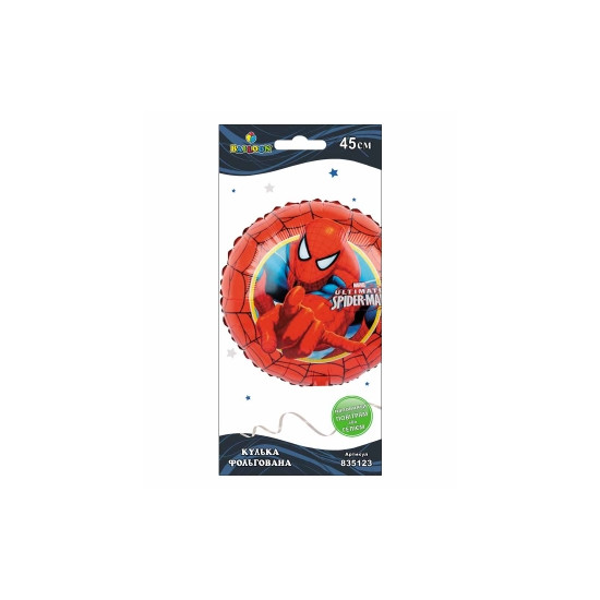 Кулька фольгована Pelican, Марвел Spider man, 45см Різнокольоровий Pelican (835123)