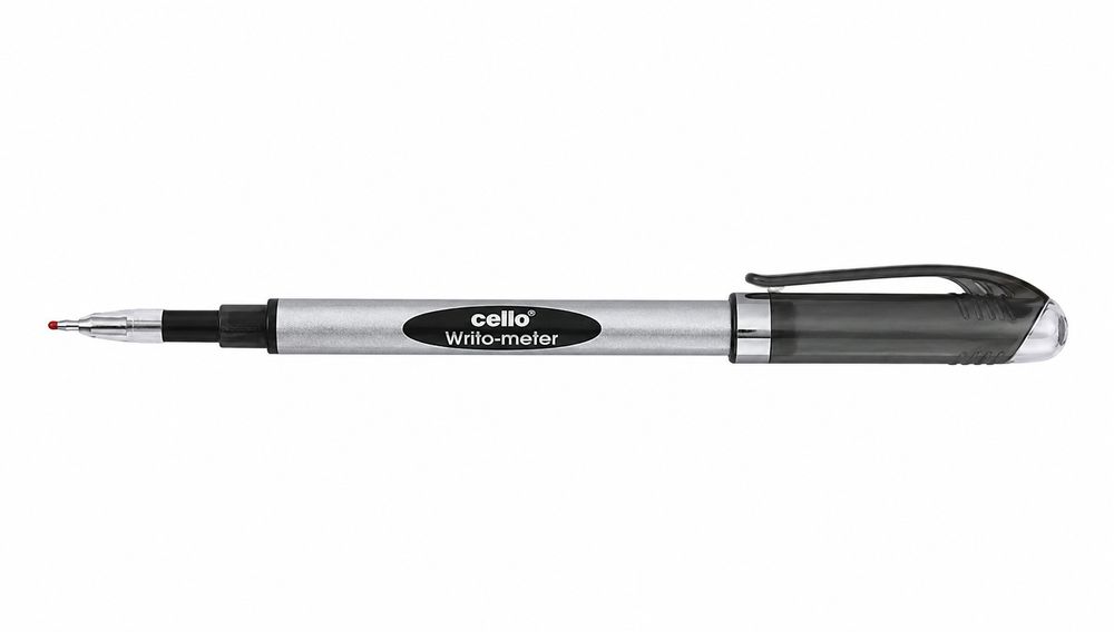 Ручка масляна  Cello "Writo-meter" 10км  0,5мм чорна Unison (CL-8048bk)
