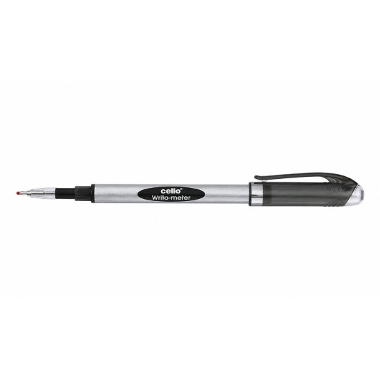 Ручка масляна  Cello "Writo-meter" 10км  0,5мм чорна Unison (CL-8048bk)