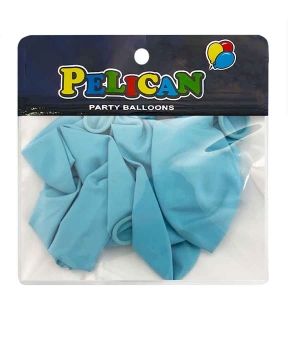 Кульки Pelican 10 '(26 см) пастель  блакитний ніжний, 10 шт/уп Блакитний Pelican (811024)