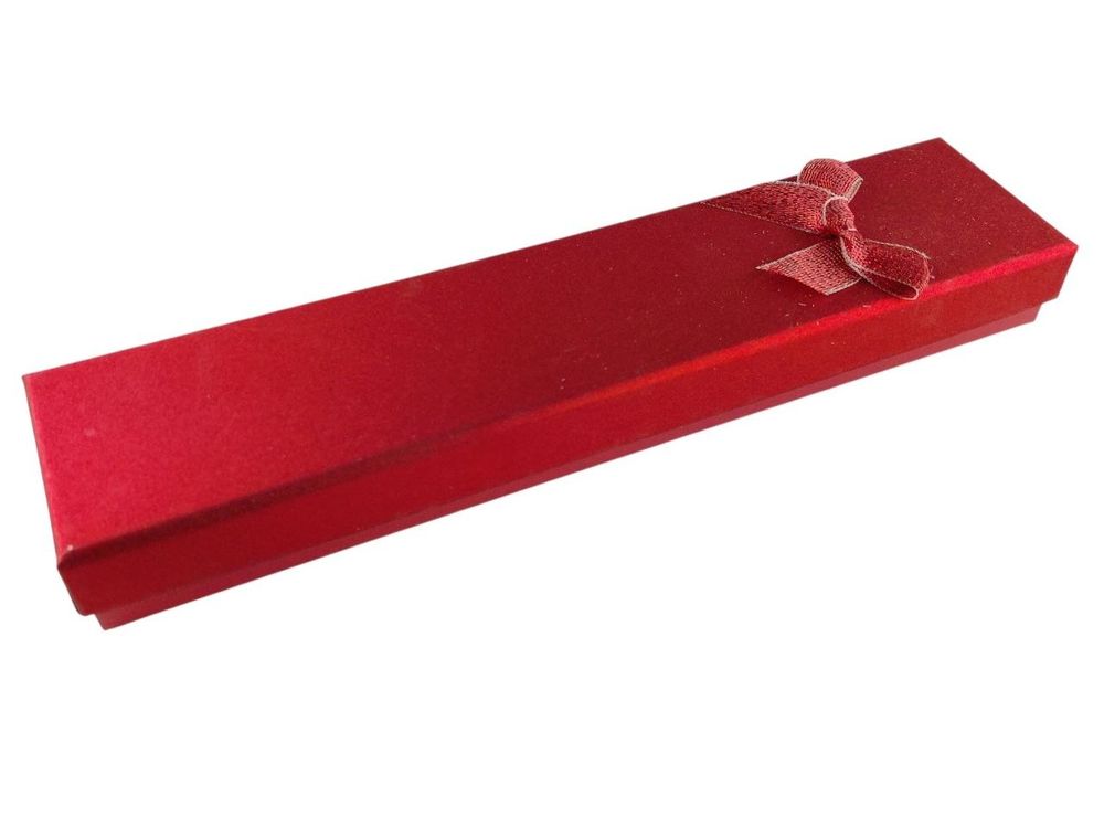 Подарункова коробка ювелірна, 4,5 х 20 х 2,5см, червона Червоний Unison (J00320 red)
