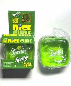 Сквіш антистресс кубік льоду 5см SPRITE Зелений Без бренду (712447)
