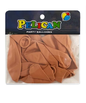 Кульки Pelican 10 '(26 см) вінтажний помаранчево  коричневий, 10 шт/уп Помаранчевий Pelican (811054)