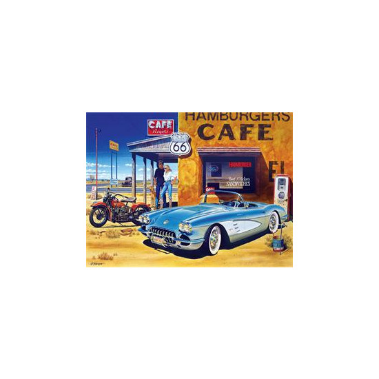 Картина за номерами "CAFE" 40 * 50см, крас.-акрил, кисть-3шт. (RA30728)