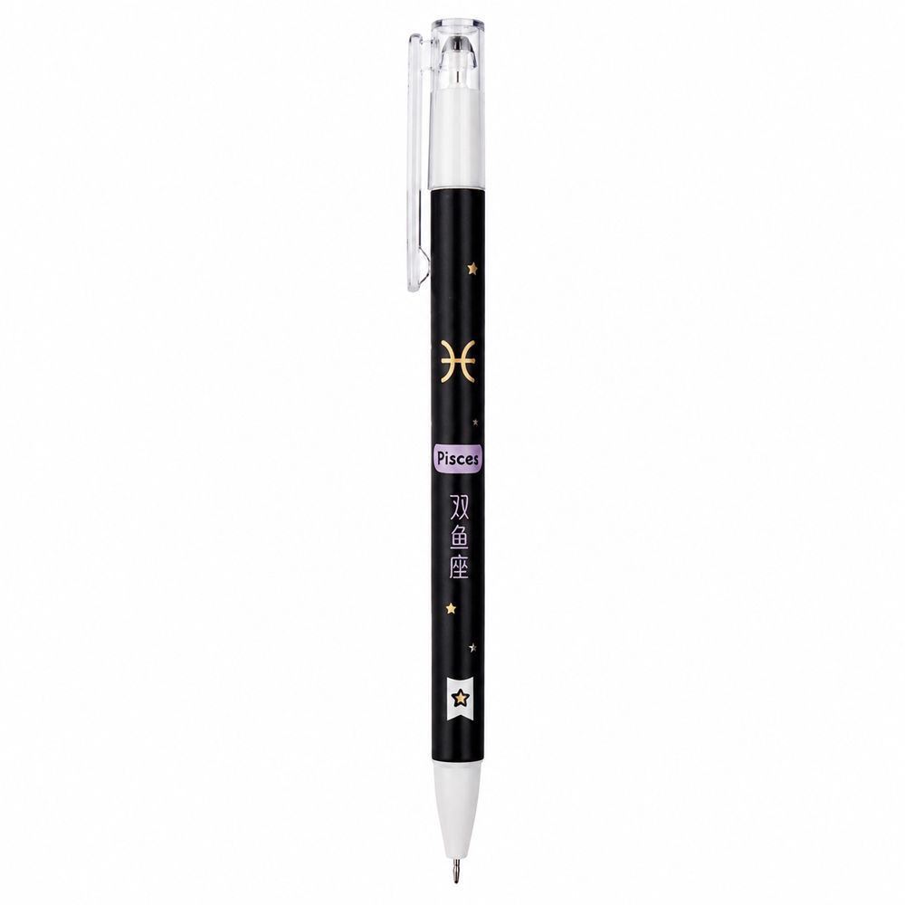 Ручка гелева, пиши-стирай, 0,5мм фіолетова Чорний Без бренду (7832)