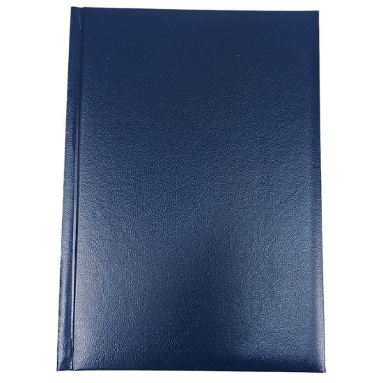 Щоденник недатований у твердій палітурці А5, 168 аркушів (23В-003 dark blue)