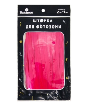 Фотозона  2м х 1м, "Флуоресцентная" малиновая Розовый Pelican (872183)