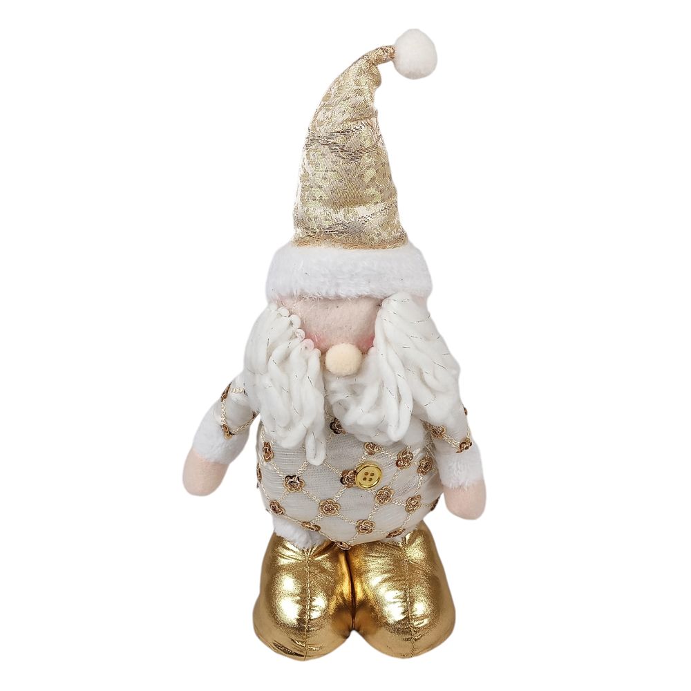 Игрушка мягкая 35см "Санта Клаус" золото Золотой Unison (94102 Santa Claus)