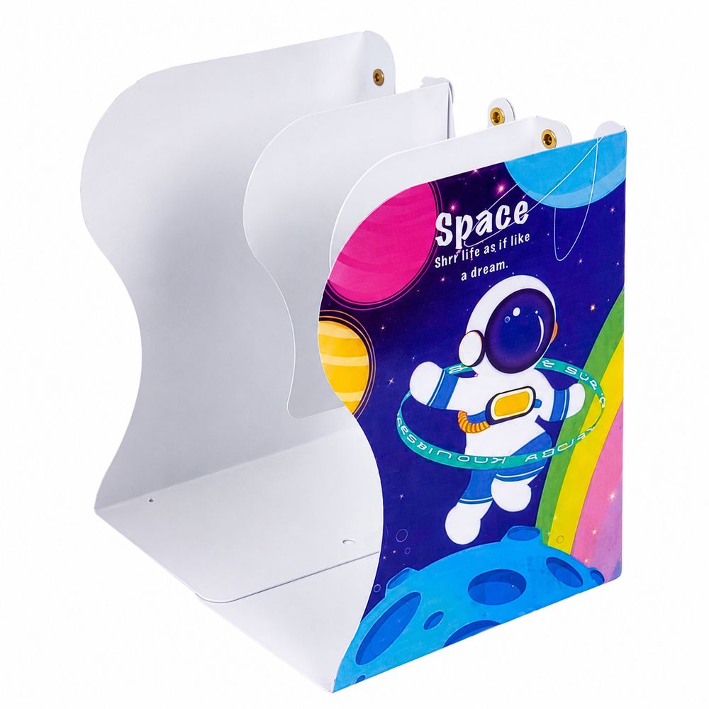Підставка-тримач для книг металева "Spaceman" 20,8 х18, 8см, mix Різнокольоровий Unison (666-761-B)