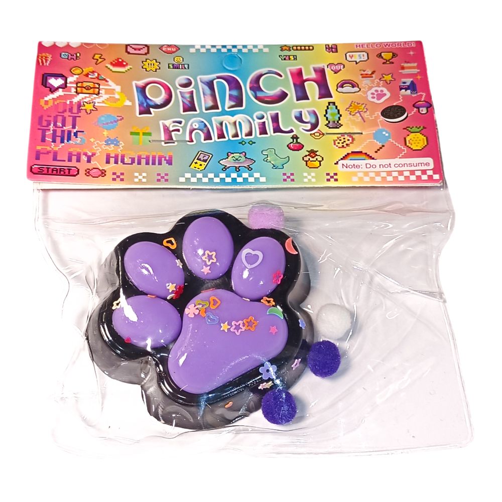 Таба сквиш антистресс  Лапка (712237 violet)