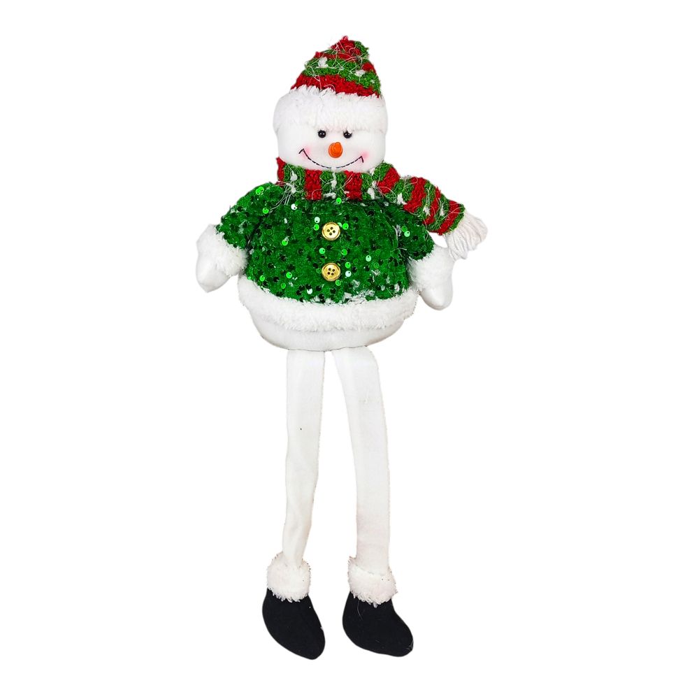 Игрушка мягкая с длинными ножками" 50см "Снеговик" (621-06 Snowman)