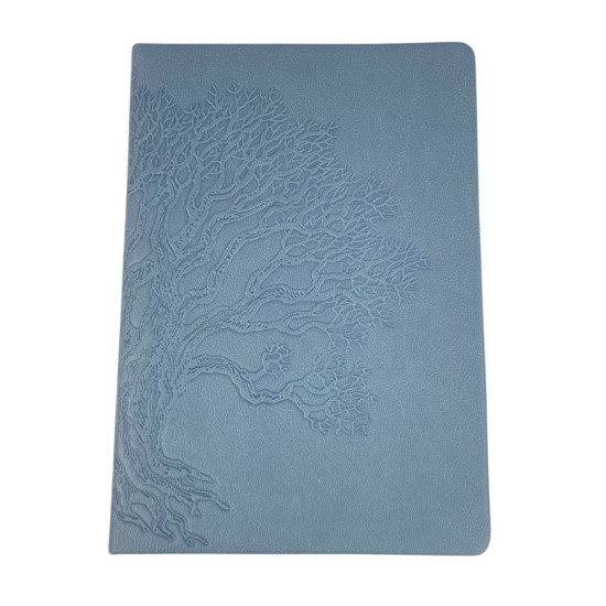 Ежедневник недатированный линия "Дерево" А5, 168 страниц Серый Unison (110709NL gray-blue)