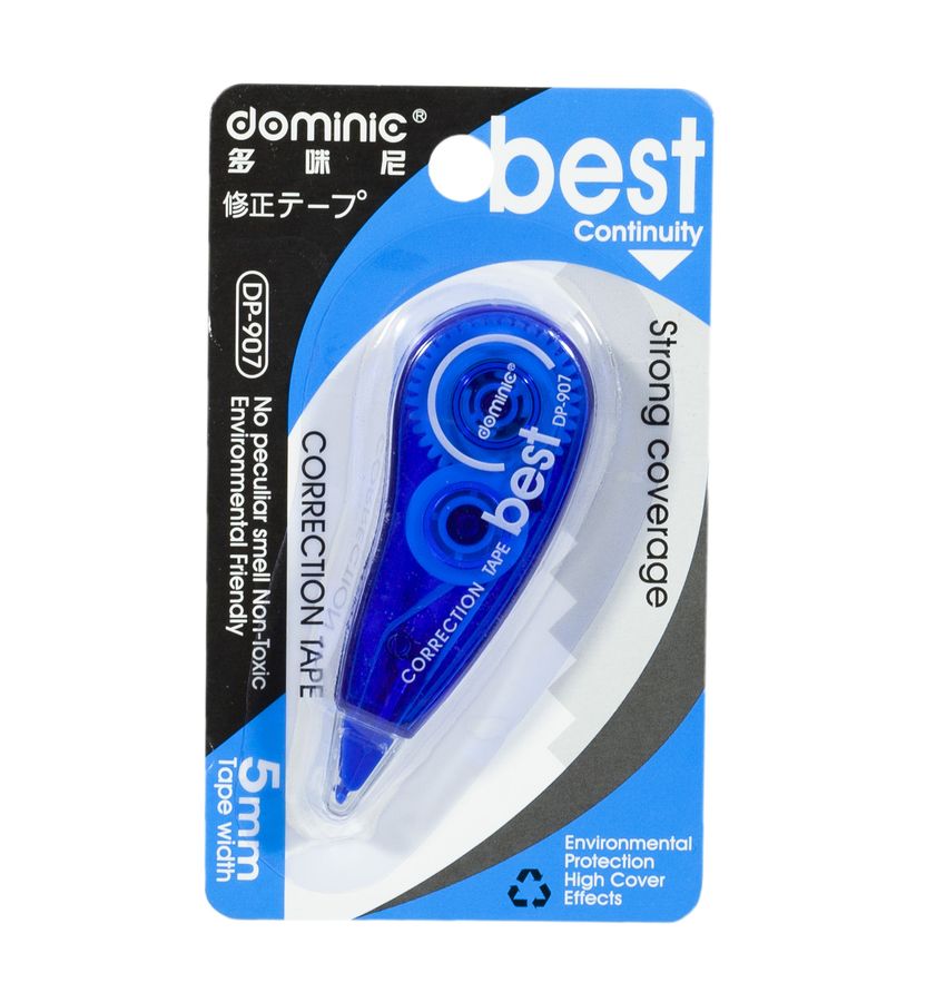 Коректор стрічковий "Dominik" 3м х 5мм (907-DP)