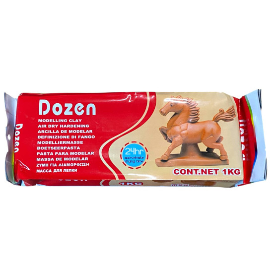 Паста для моделирования теракотова  1,0 кг (0666DSCN)