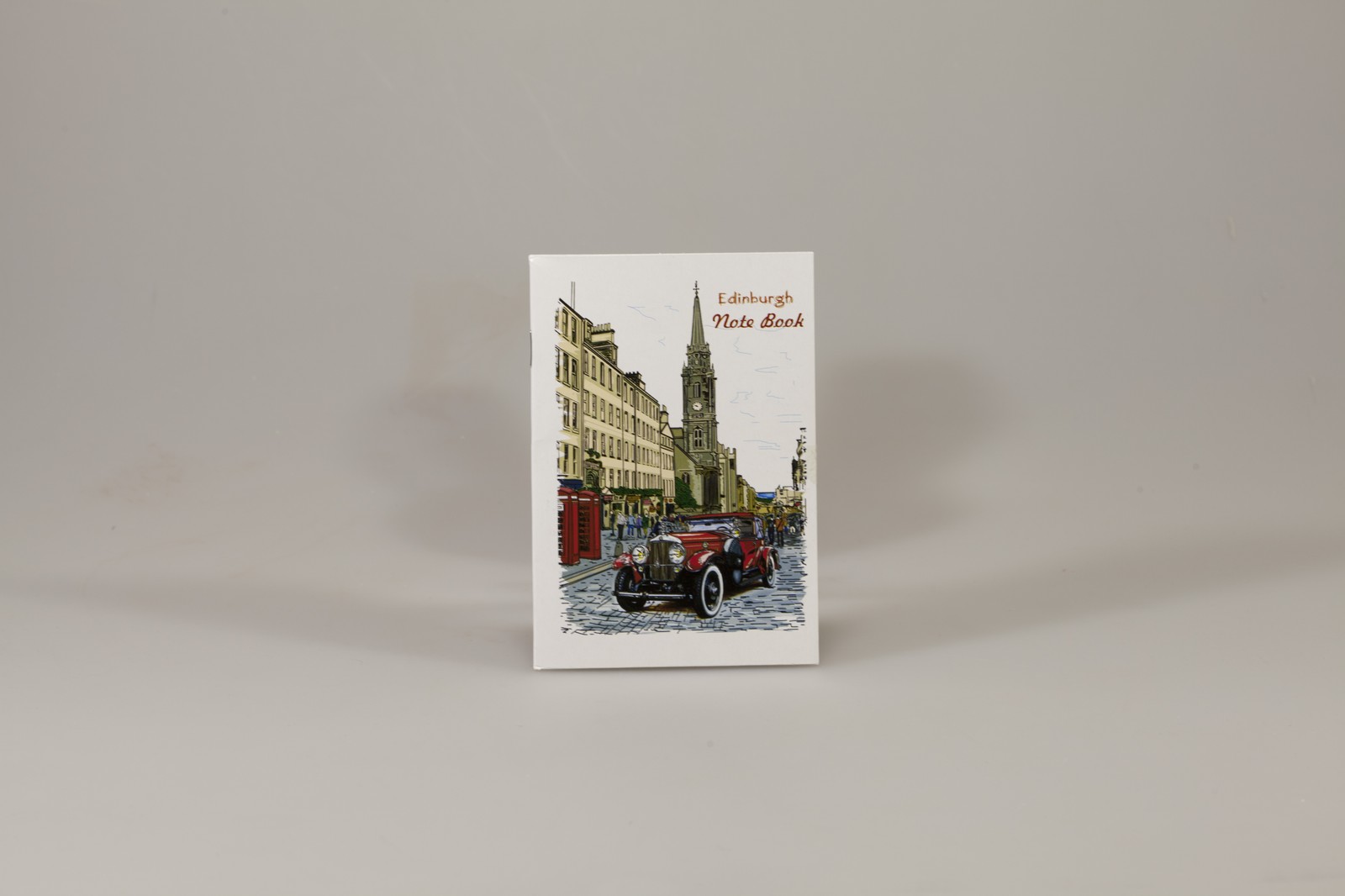 Записна книга А6 на скобі 36 аркушів клітинка, 3 дизайна (ЗК6636К)