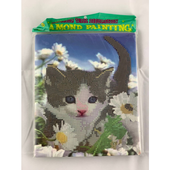 Алмазная мозаика 21 х 25см "Котики" Разноцветный Без бренда (D21255)