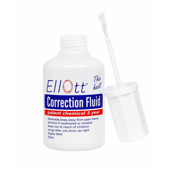 Корректор "Ellot" 12ml пензлик Білий Ellot (120ET)