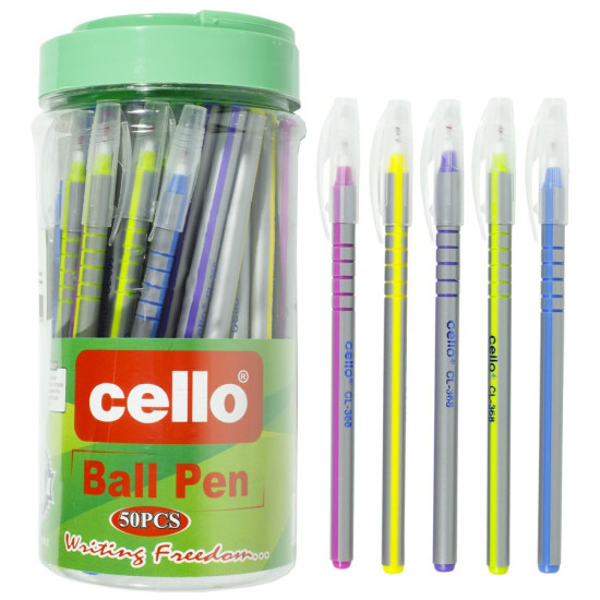 Ручка шариковая синяя Cello Refill 0,7мм (50шт/уп) Синий Unison (CL-368)