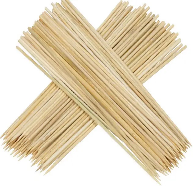 Шпажки бамбукові ±50 шт,  40 см, 4мм Бежевий Unison (7500-76)