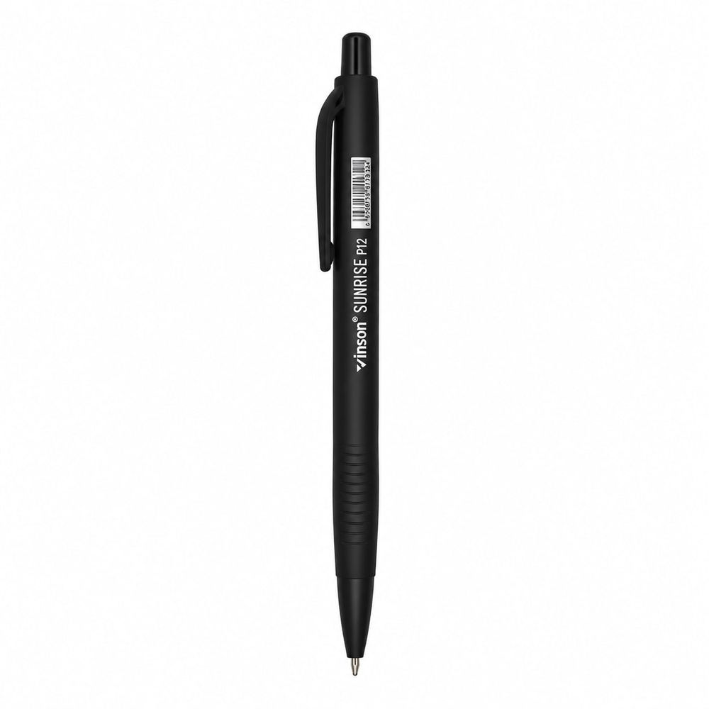 Ручка кулькова автомат, чорна   Vinson Чорний Vinson (P12  black)