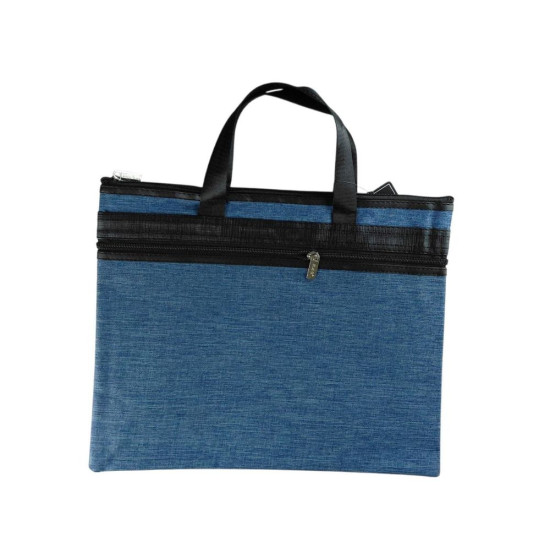 Портфель тканинний, на замочку ,36 х 30см (J8638 37-26)