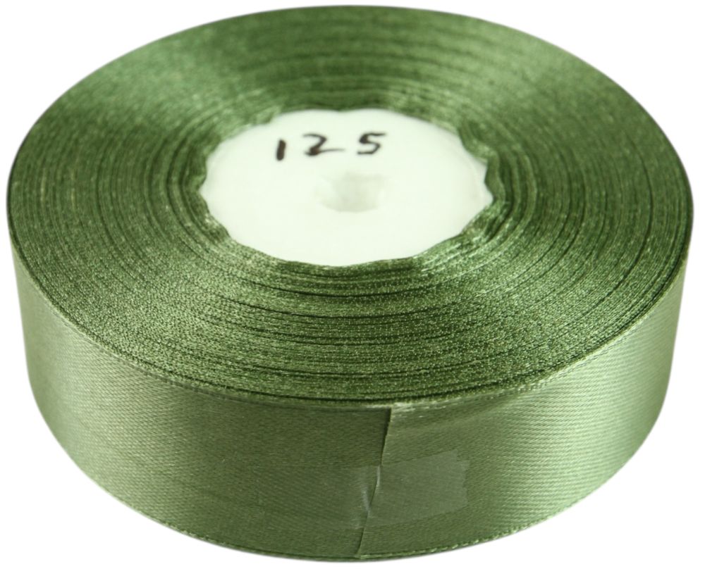 Атласная лента 2,5см x 33м Зеленый Marill (LA2533-125)