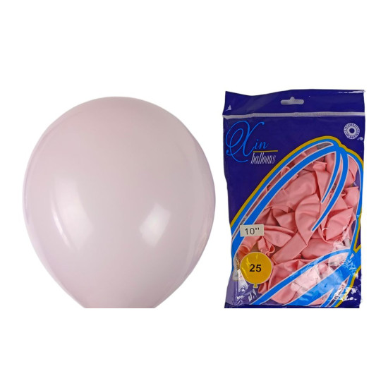 Шарики Balloons 10' (26 см), пастель персик, 25шт/уп Розовый Без бренда (1025-802)