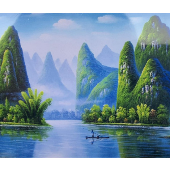 Картина по номерам 30*40см  "Таиланд" OPP (холст на раме краск. кисти. ) (2126EKTL_O)