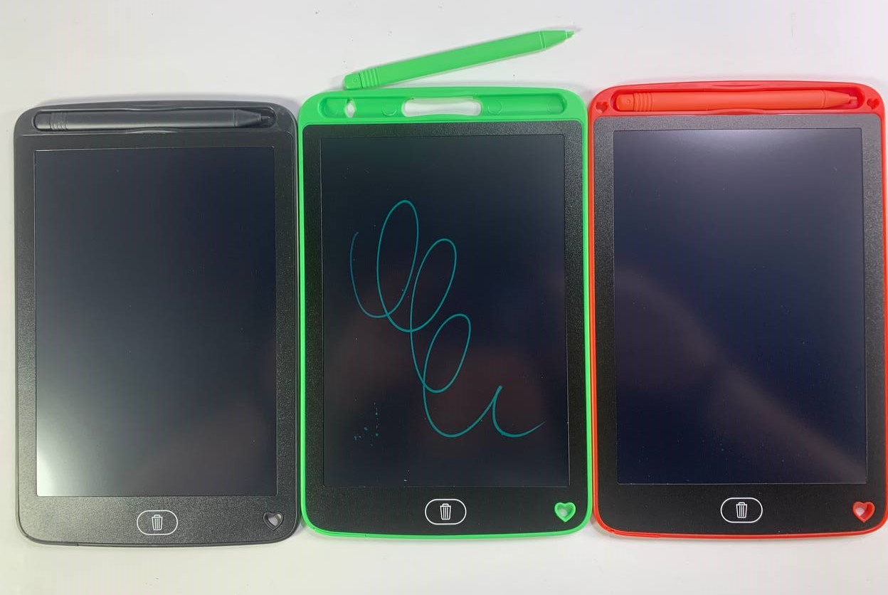 Планшет детский для рисования LCD 16,8 х 27см диагональ 10,5" Разноцветный Unison (ТК-1001)