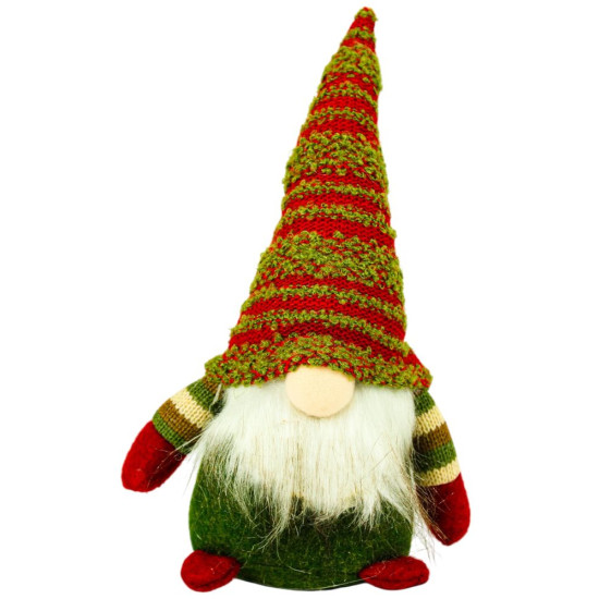 Новогодняя мягкая игрушка Гном 26 см (L01133)
