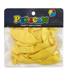 Кульки Pelican 10 '(26 см)  макарун жовтий , 10 шт/уп Жовтий Pelican (811211)